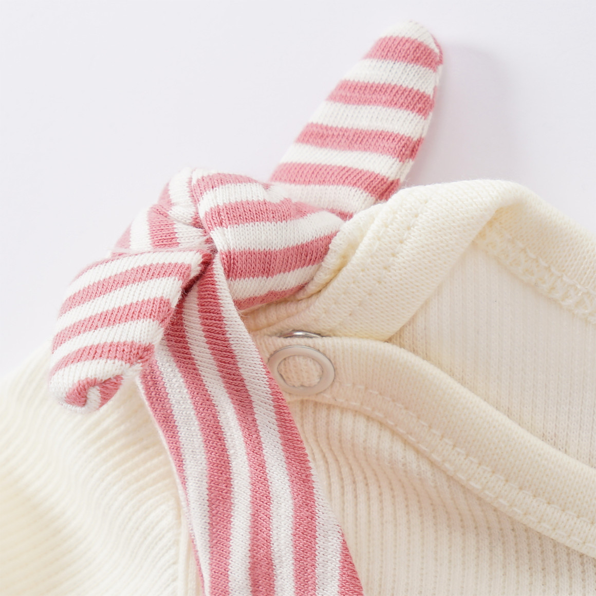 Topomini Pure Collection Baby Overall und Body im Set dunkelrosa / weiss / creme