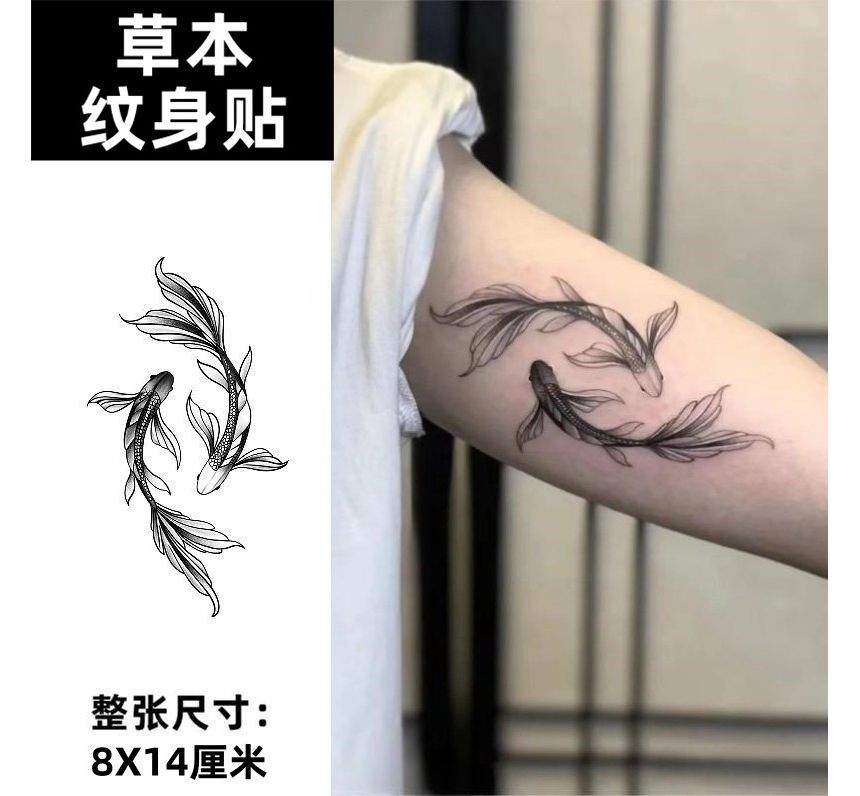 Tattoofield - Karpervis Waterdichte Tijdelijke Tattoo