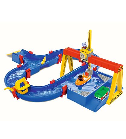 AquaPlay Wasserbahn - 104x90 cm - Containerhafen