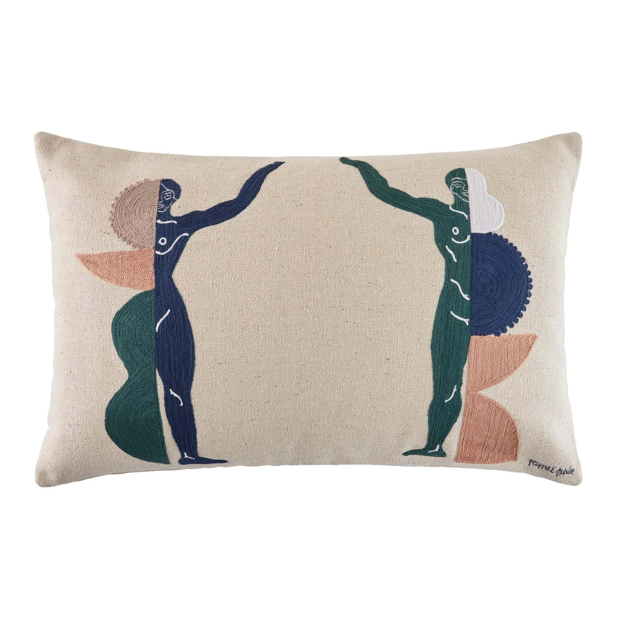 PILAR - Housse de coussin | Bleu