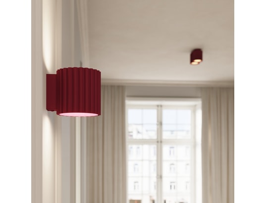 SOLLUX LIGHTING - Applique aura bordeaux g9