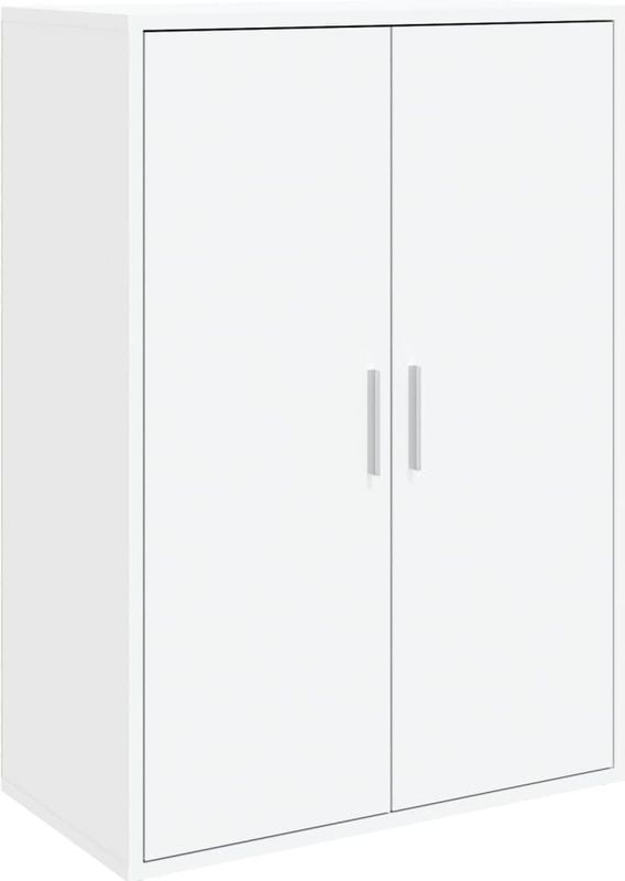 vidaXL - Dressoir - Wit - Bewerkt Hout - 60x31x84 cm