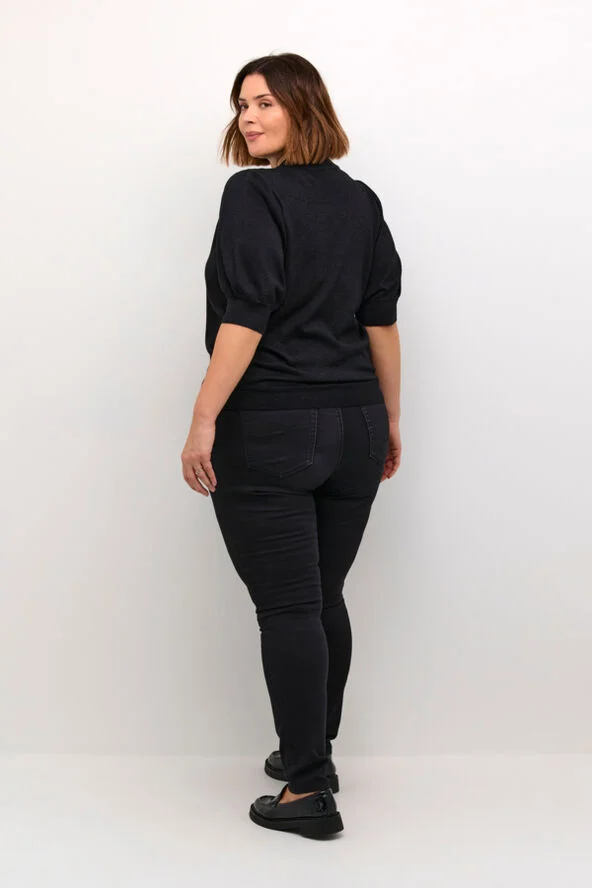 Kaffe Curve KCregitta Turtleneck Pullover Black deep