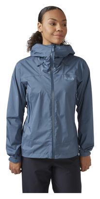 Veste Imperméable Femme Rab Downpour Plus 2.0 Bleu