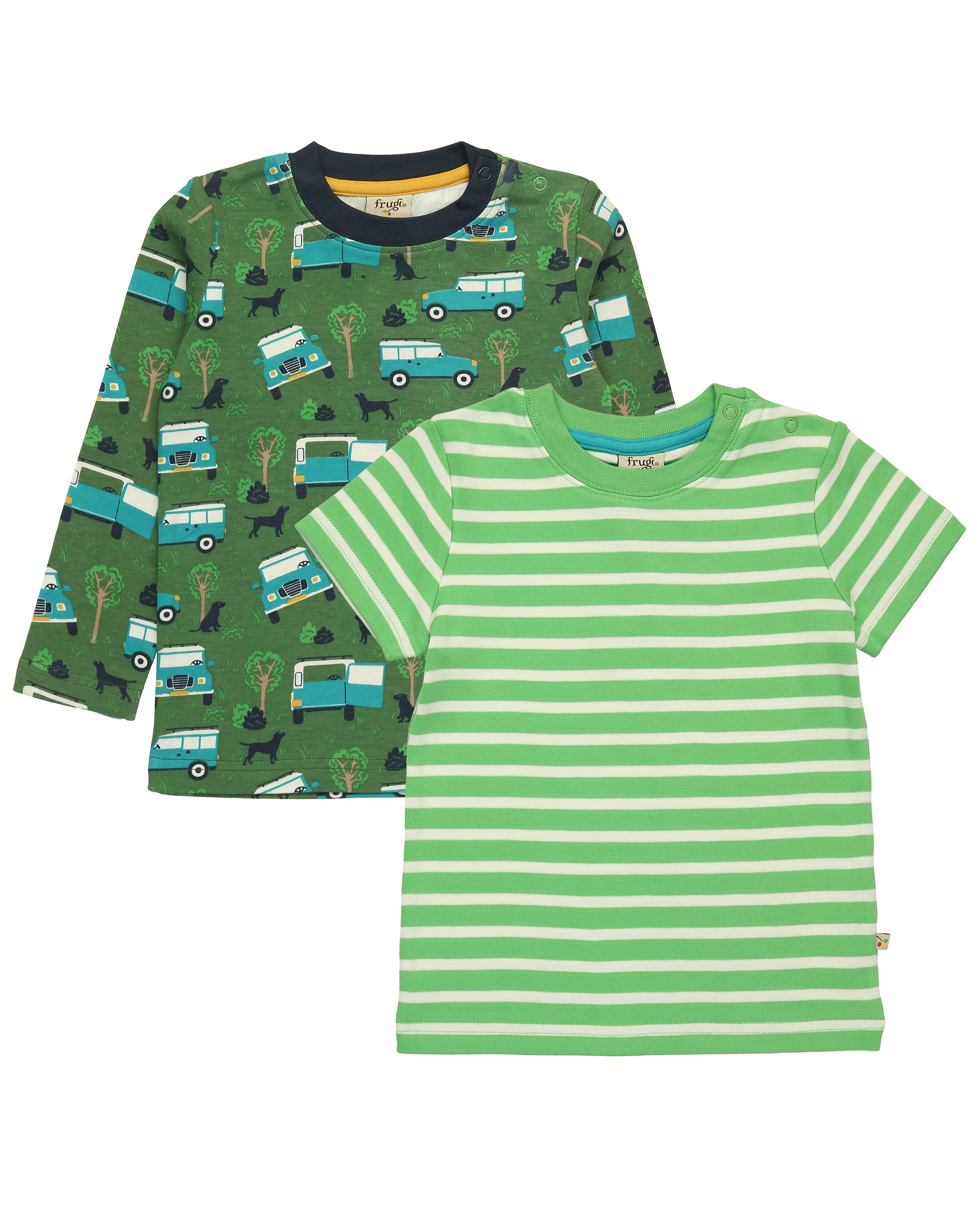 T-Shirt WHATEVER WEATHER 2er Pack in grün
