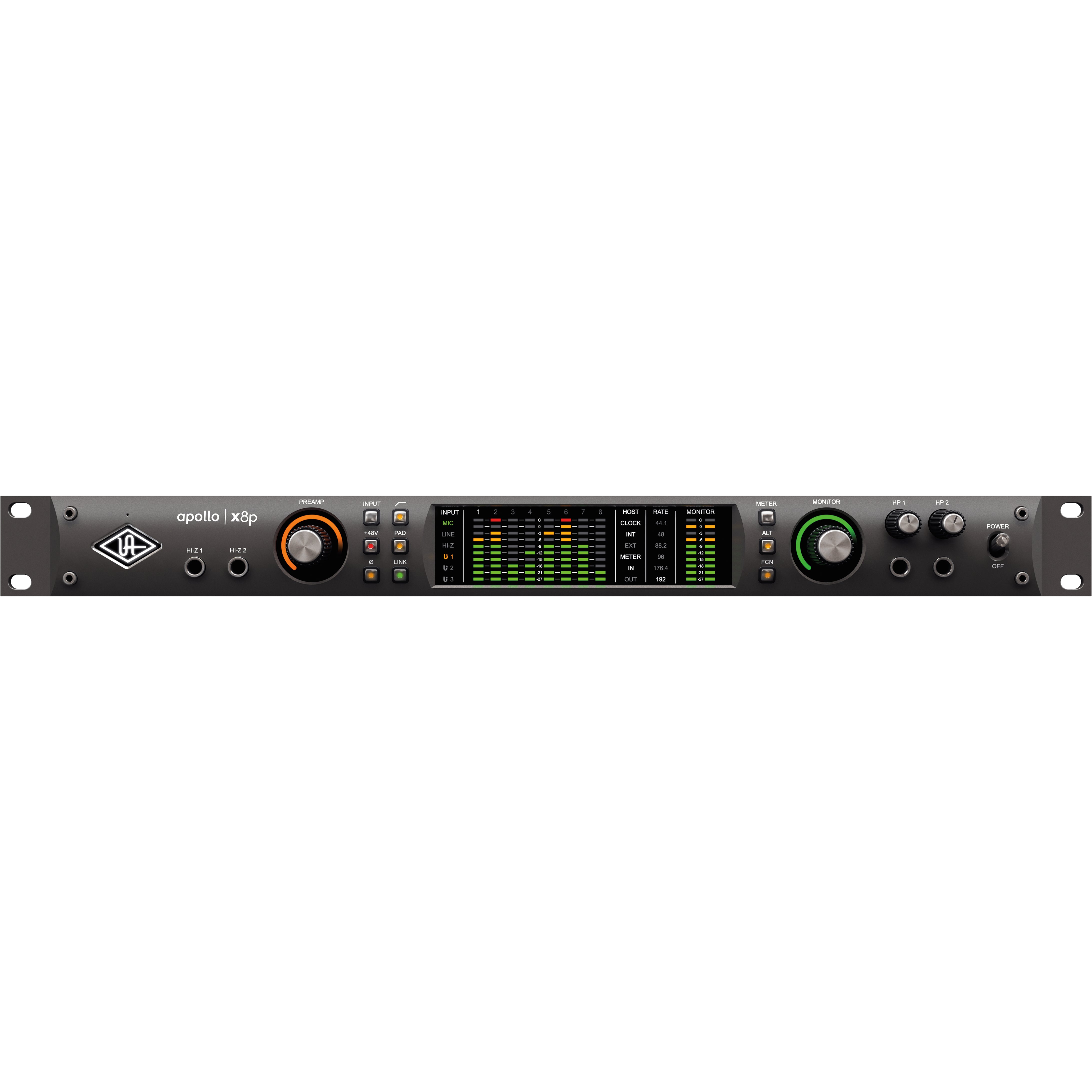 Universal Audio Apollo x8P Heritage Edition Thunderbolt 3 audio interface