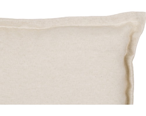 Kussen voor lage rugleuning, 98 x 46 cm, katoenmix, beige, natuurlijke afwerking