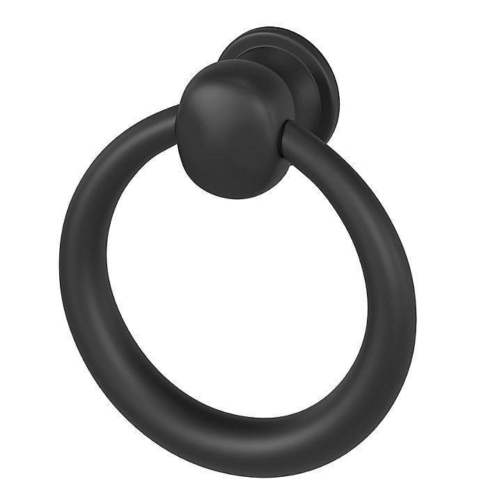 Bouton de meuble ergonomique Kilhog GoodHome mat noir Ø3.5 x l.3,5 cm x h. 3.6 cm