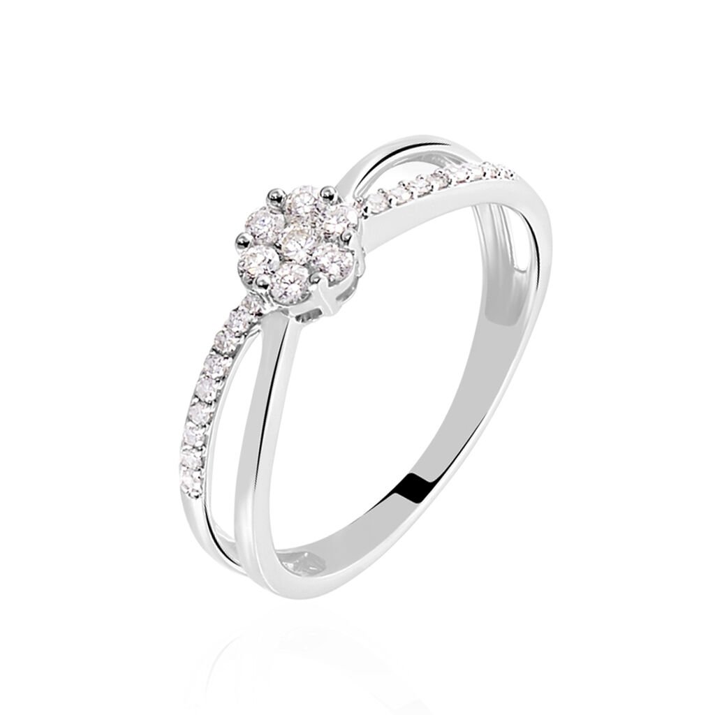 Bague Kuta Or Blanc Diamant