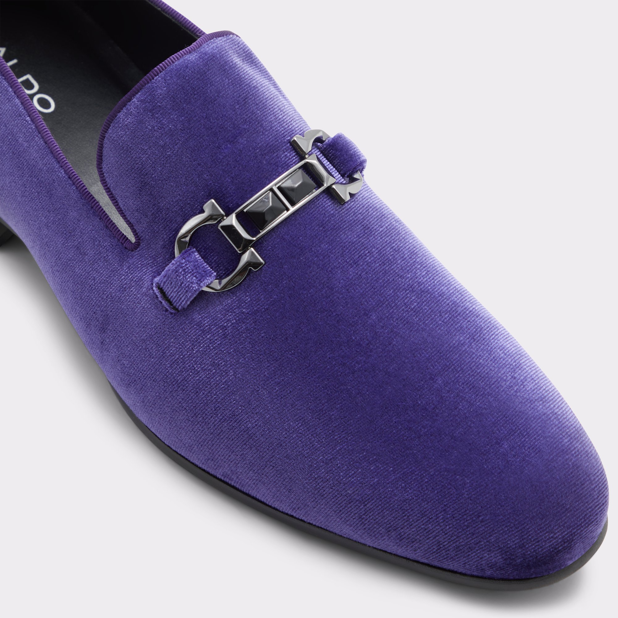 Bowtie Dark Purple Men Dress Shoes