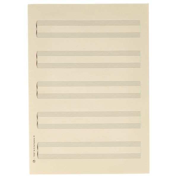 Star Notenpapier Klavier DIN A4