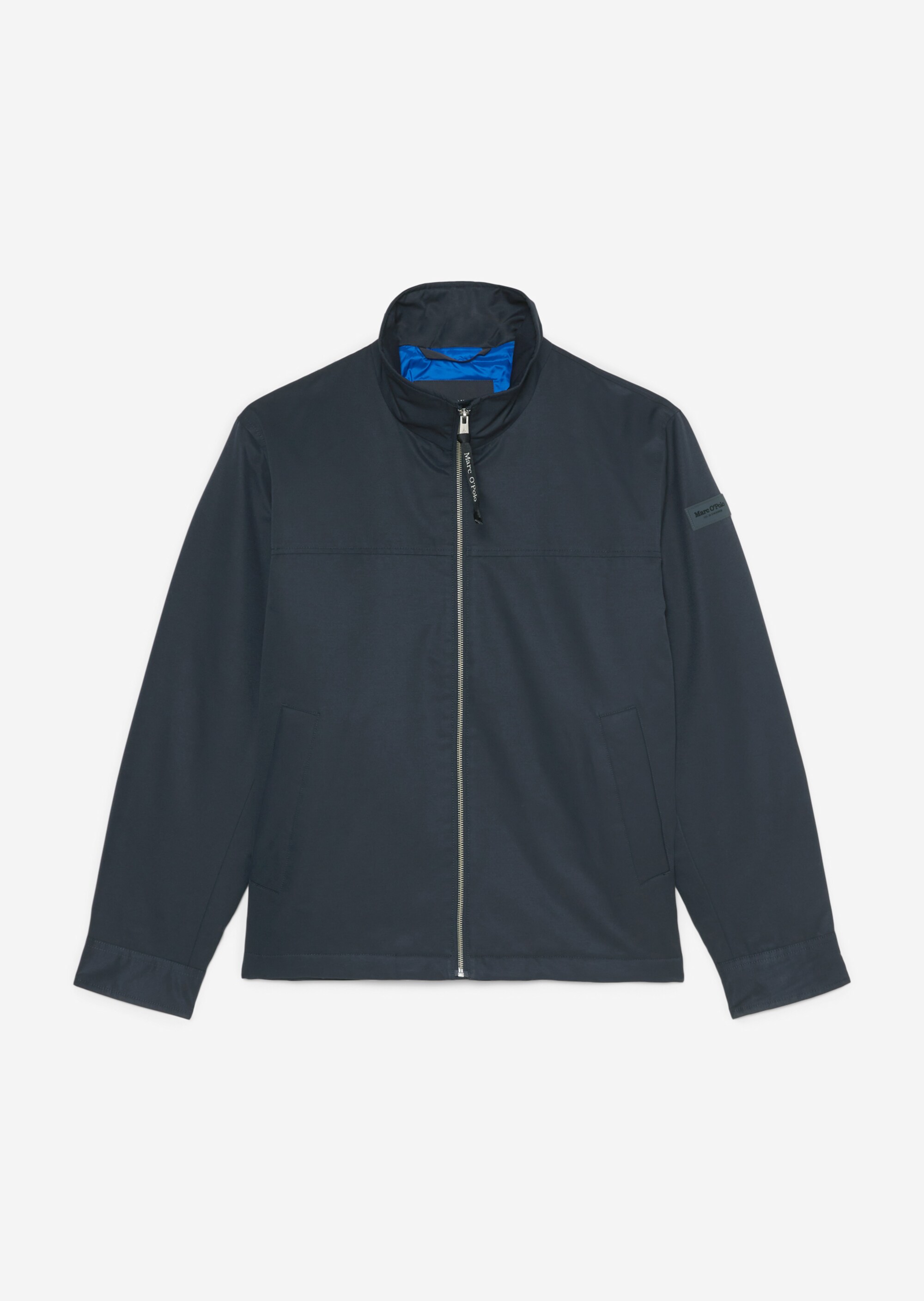 Stehkragen-Jacke regular in Micro-Twill-Qualität