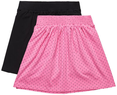 Luca & Lola Doro Skjørt 2-pack, Pink/Black