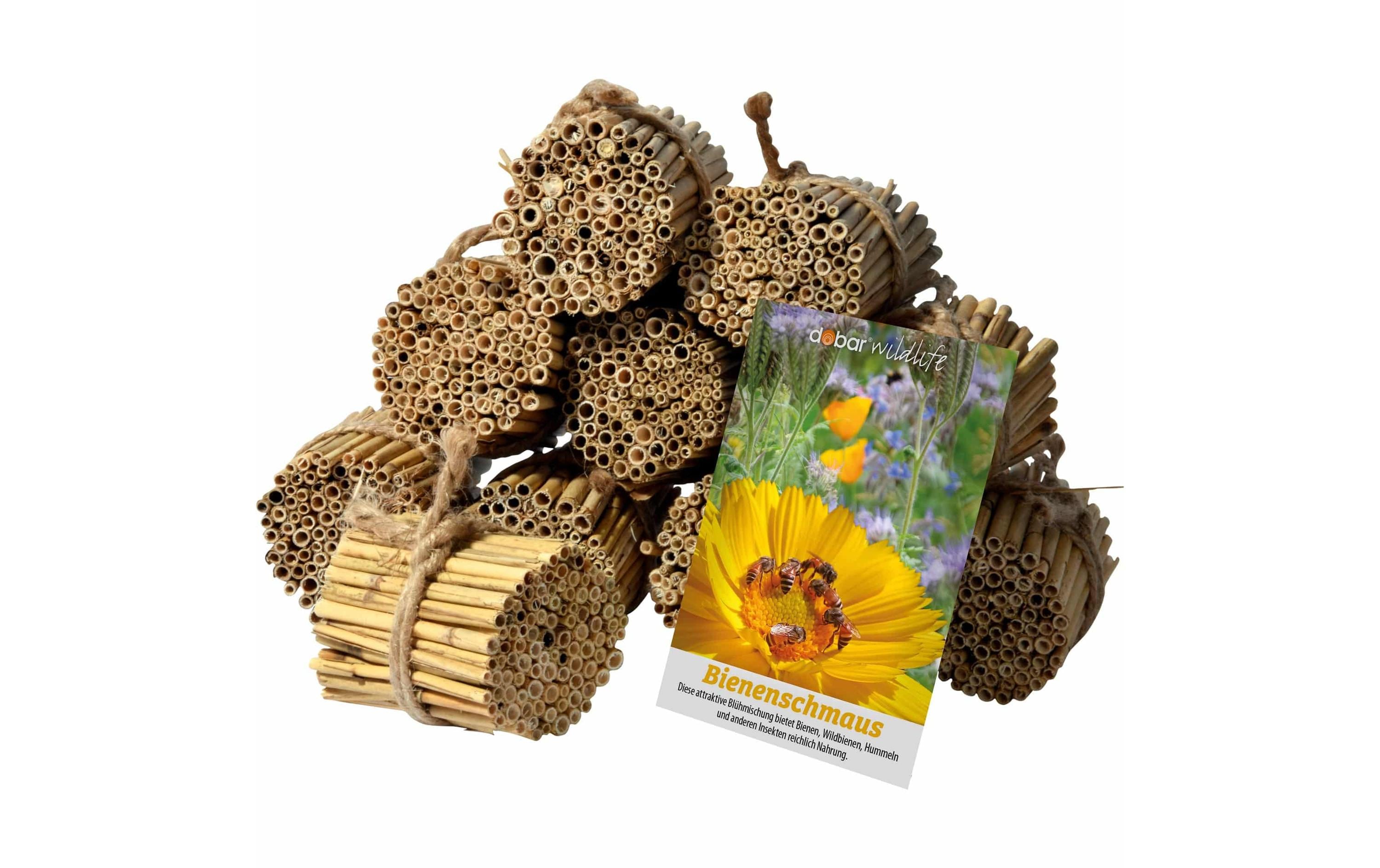 Schilfrohrhalme-Set, 1000 Stück, 9 cmFüllmaterial für Insektenhotels