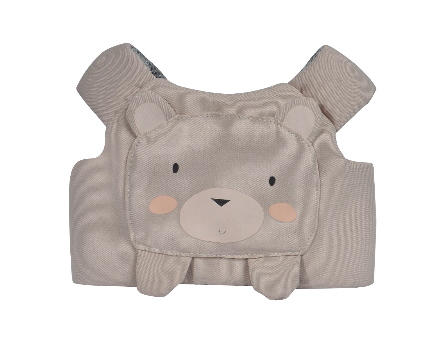 Kikkaboo Babylaufgurt Länge 90cm Kinder-Sicherheitsgurt Laufhilfe 3D-Druckdesign beige