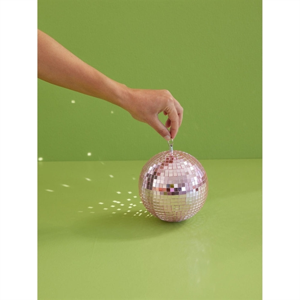 Soft Pink Mellem Diskokugle - Rice → Luksusbaby.dk