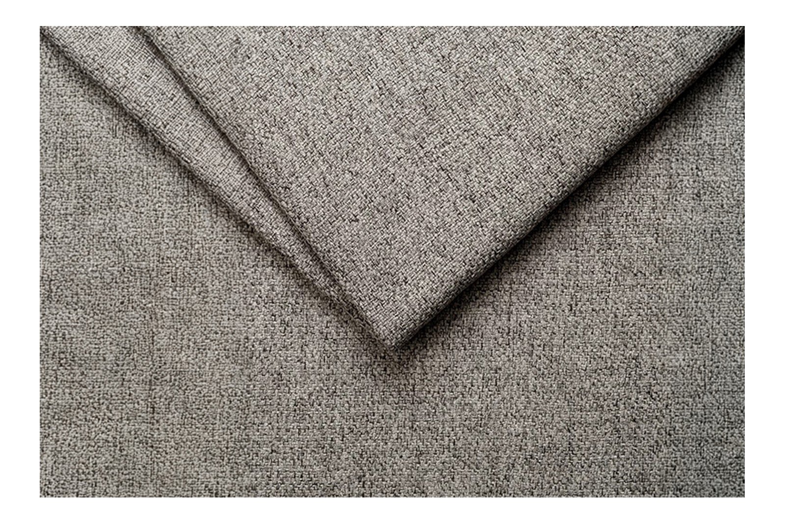 Ask hjørnesofa 23 hjørnesofa. Big hjørnemodul. Tekstil Nordic 16 Ash med sorte metallben