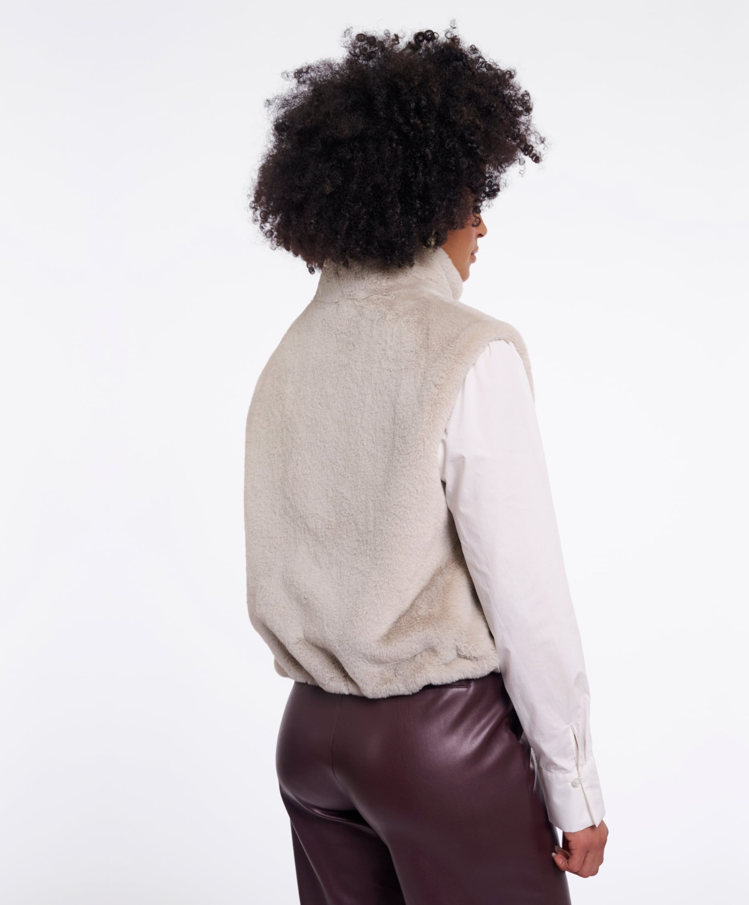 Rino & pelle Dames gilet ecru