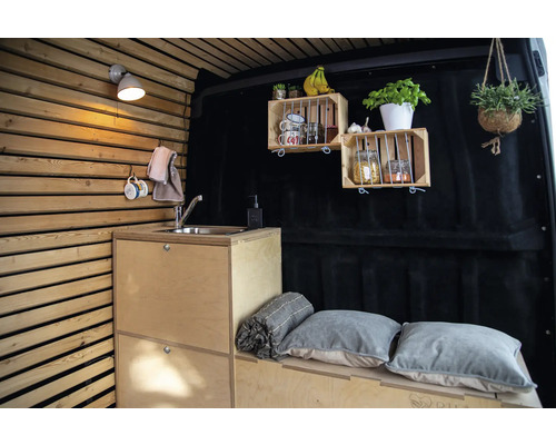 Buildify Campingbox Nellie Multifunctioneel Systeem voor Ducato/Crafter/Sprinter, 1650x450x900 mm (LxBxH) (zonder montage- en bevestigingsmateriaal)