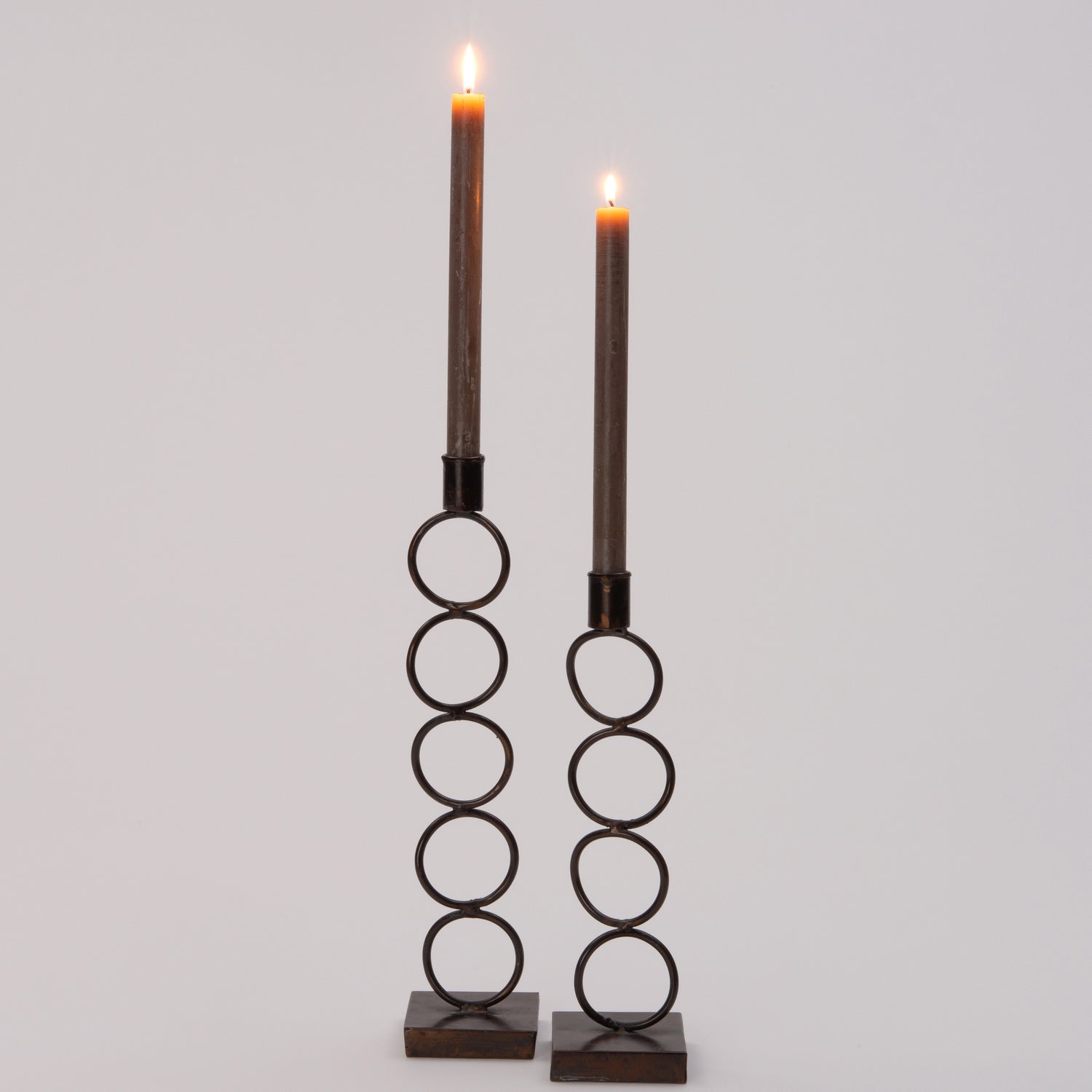 Intratuin kandelaarTroms bruin D 9 H 41 cm