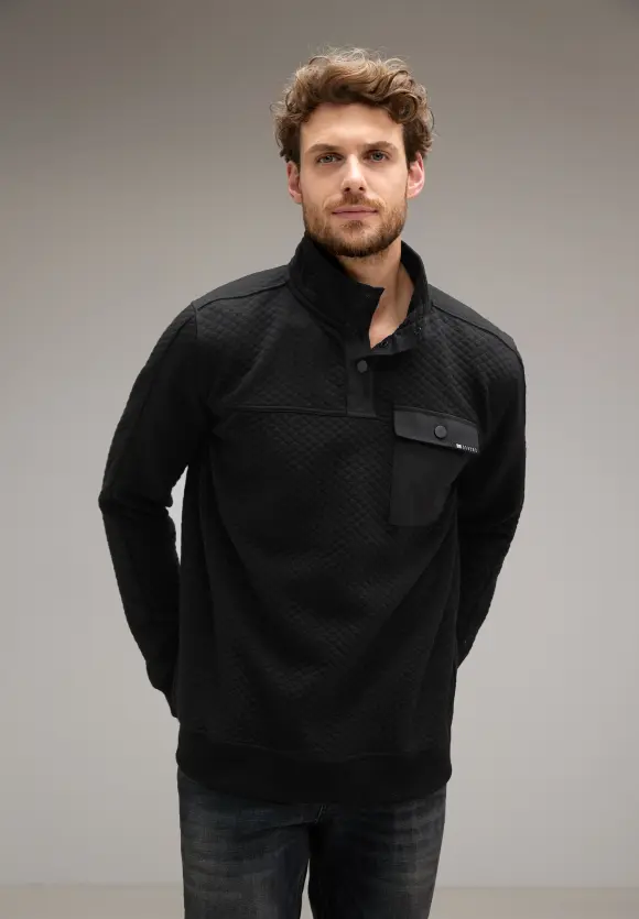 Materialmix Troyer - Black