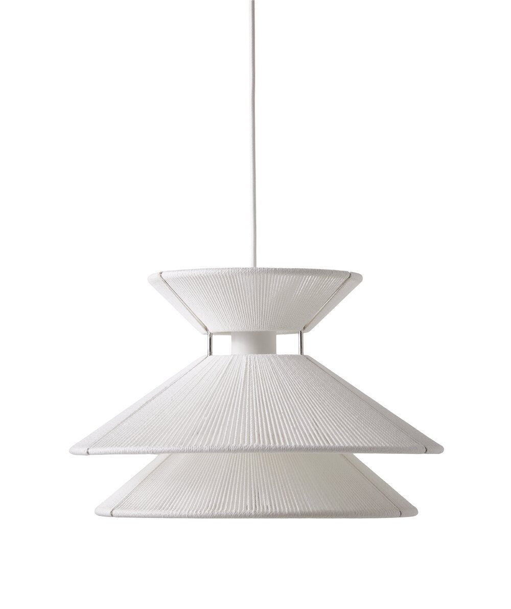 Frandsen  Kiku pendellampe, hvid - Ø35,5 cm.