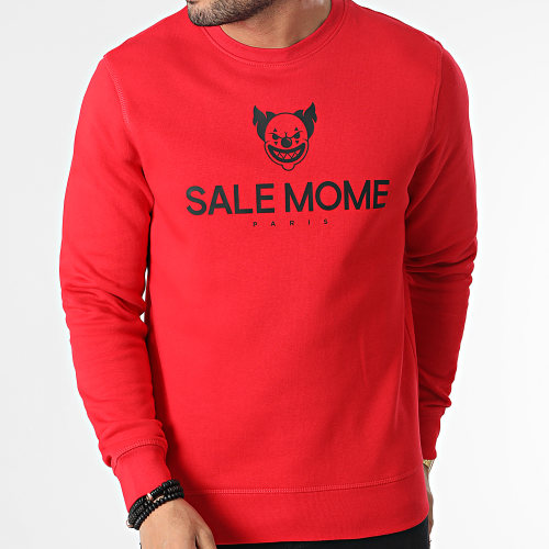Sweat Crewneck Clown Rouge Noir