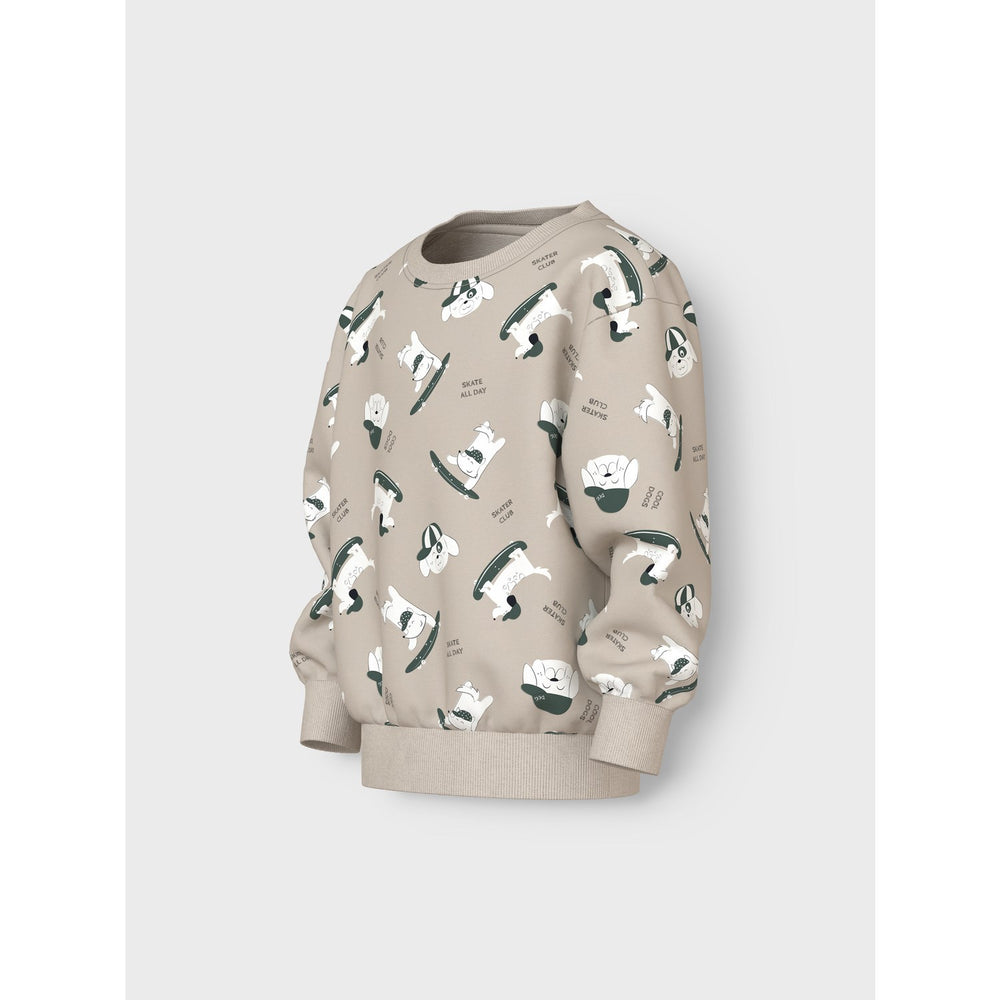 Køb Name It Peyote Skater Dogs Nmmvifelix Ls Nreg Sweat Unb