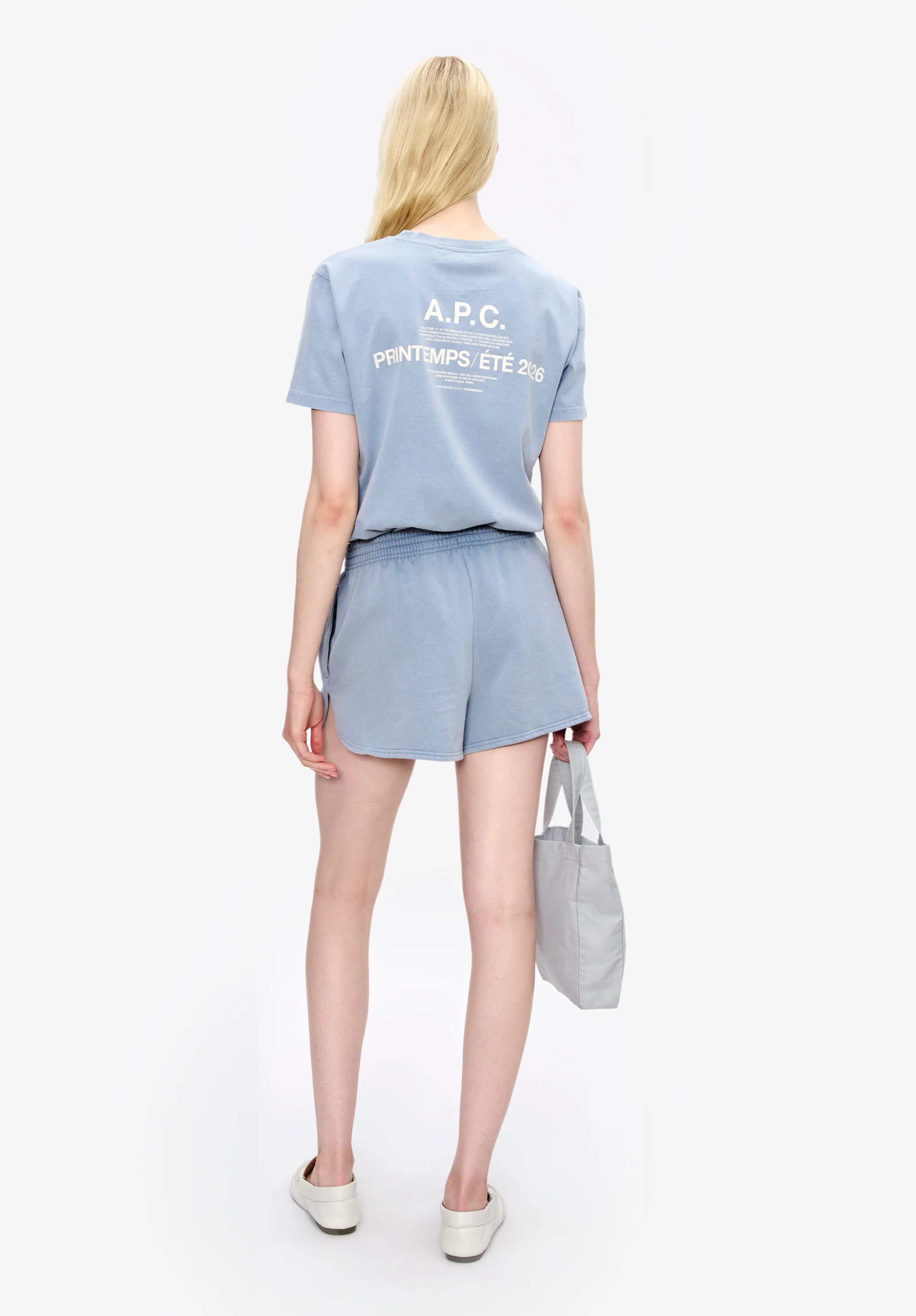 t-shirt manche courte apc printemps26 - Bleu clair