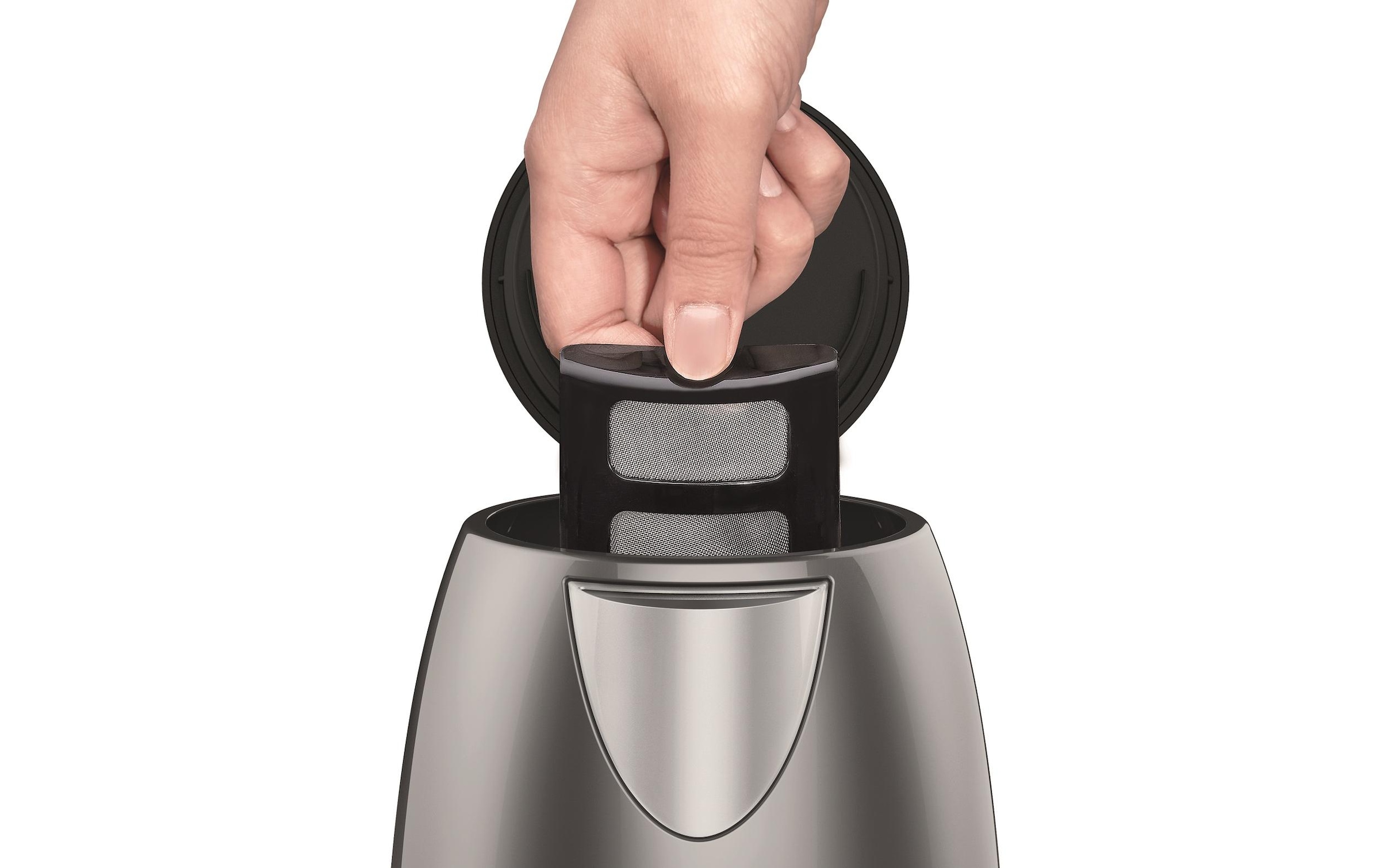 Moulinex Wasserkocher »Subito« 1,7 l 2400 W Wasserstandsanzeige, Entnehmbarer Kalkfilter, Abschaltautomatik