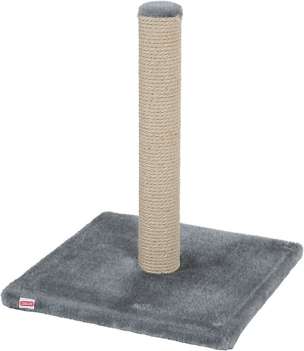 Griffoir pour chat Mono 1 poteau, coloris gris