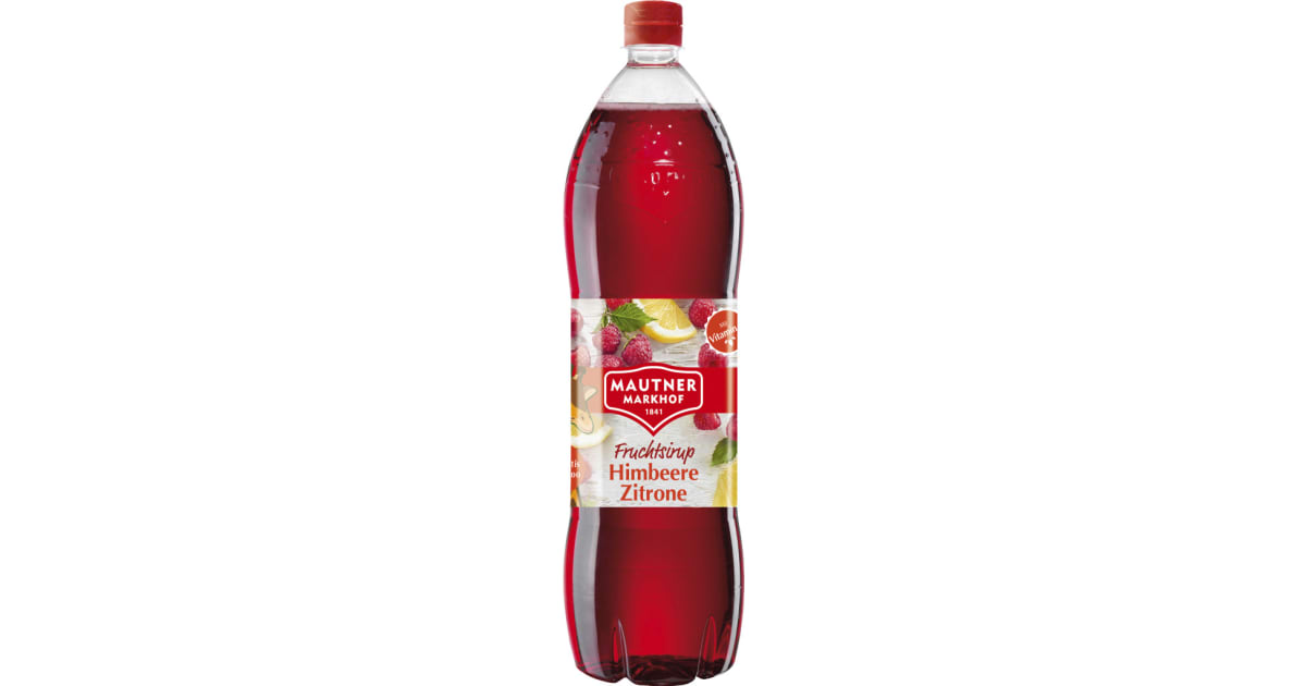 MAUTNER MARKHOF Sirup Himbeer-Zitrone 1,5 Liter (Einweg)