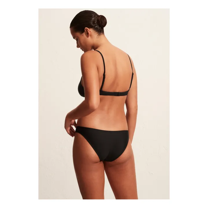 Matteau Haut de Maillot Tri Crop | Noir