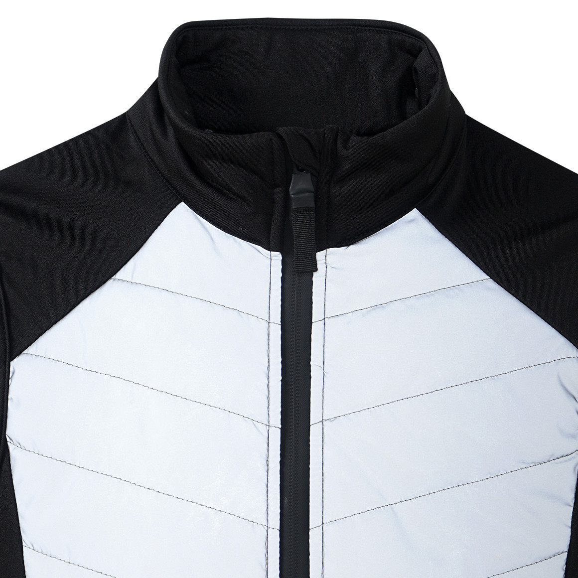 Beatwear Kinder Sport-Steppweste mit Reflektor schwarz