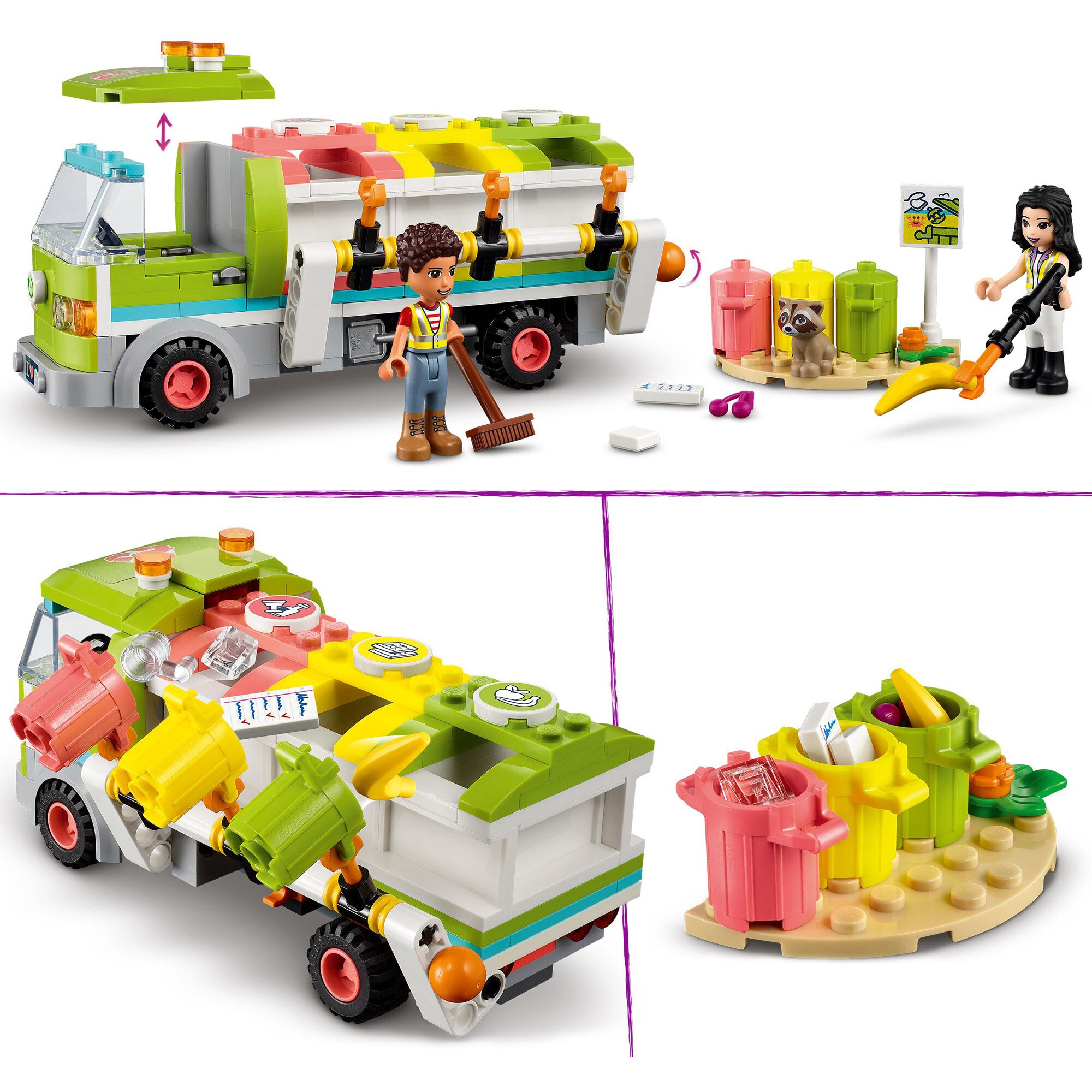 LEGO Konstruktionsspielzeug Friends Recycling-Auto