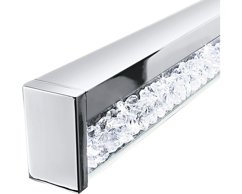 LED hanglamp, dimbaar, 32W, 2500 lm, 2750 KB, 100 cm, chroom