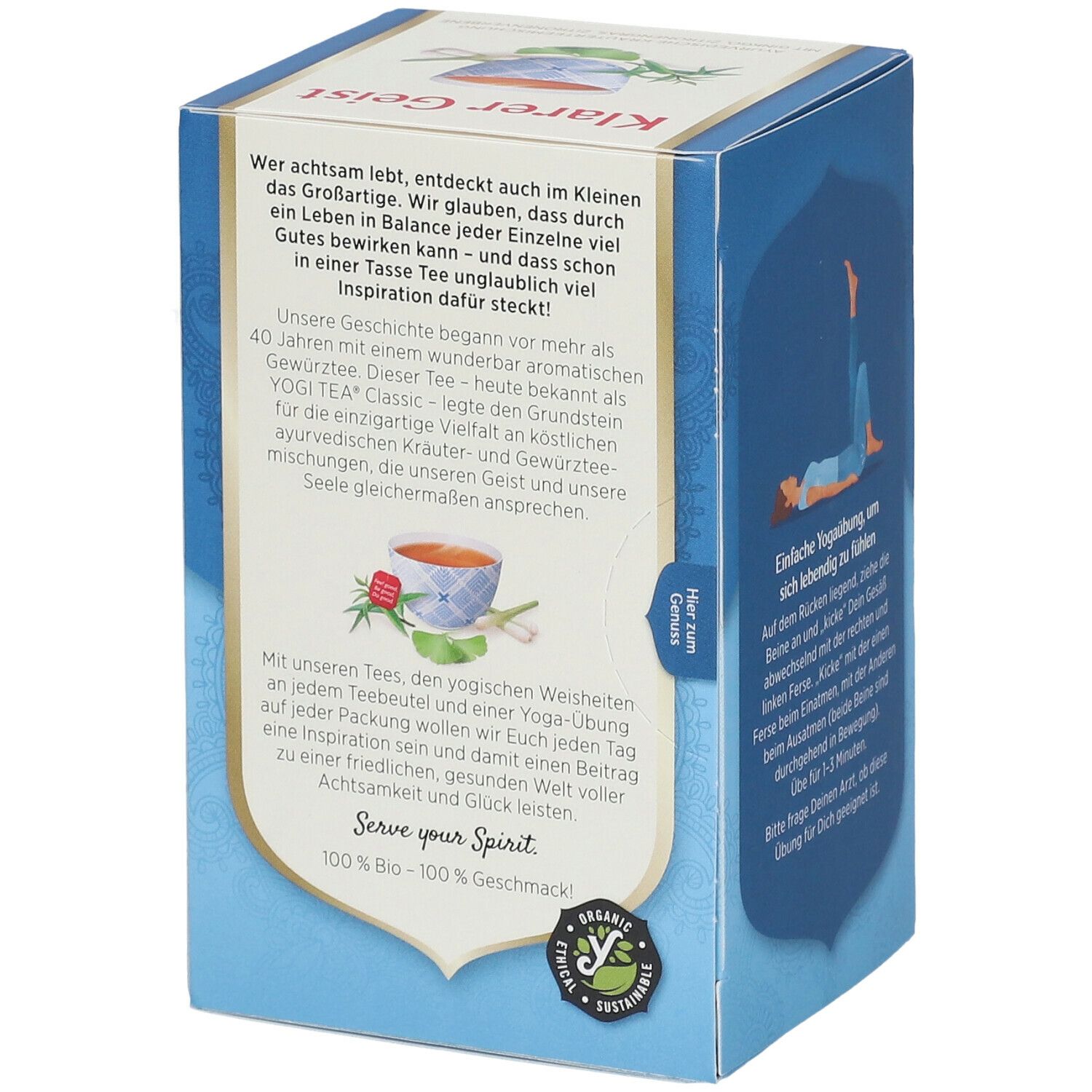 YOGI TEA® Klarer Geist, Bio Kräutertee