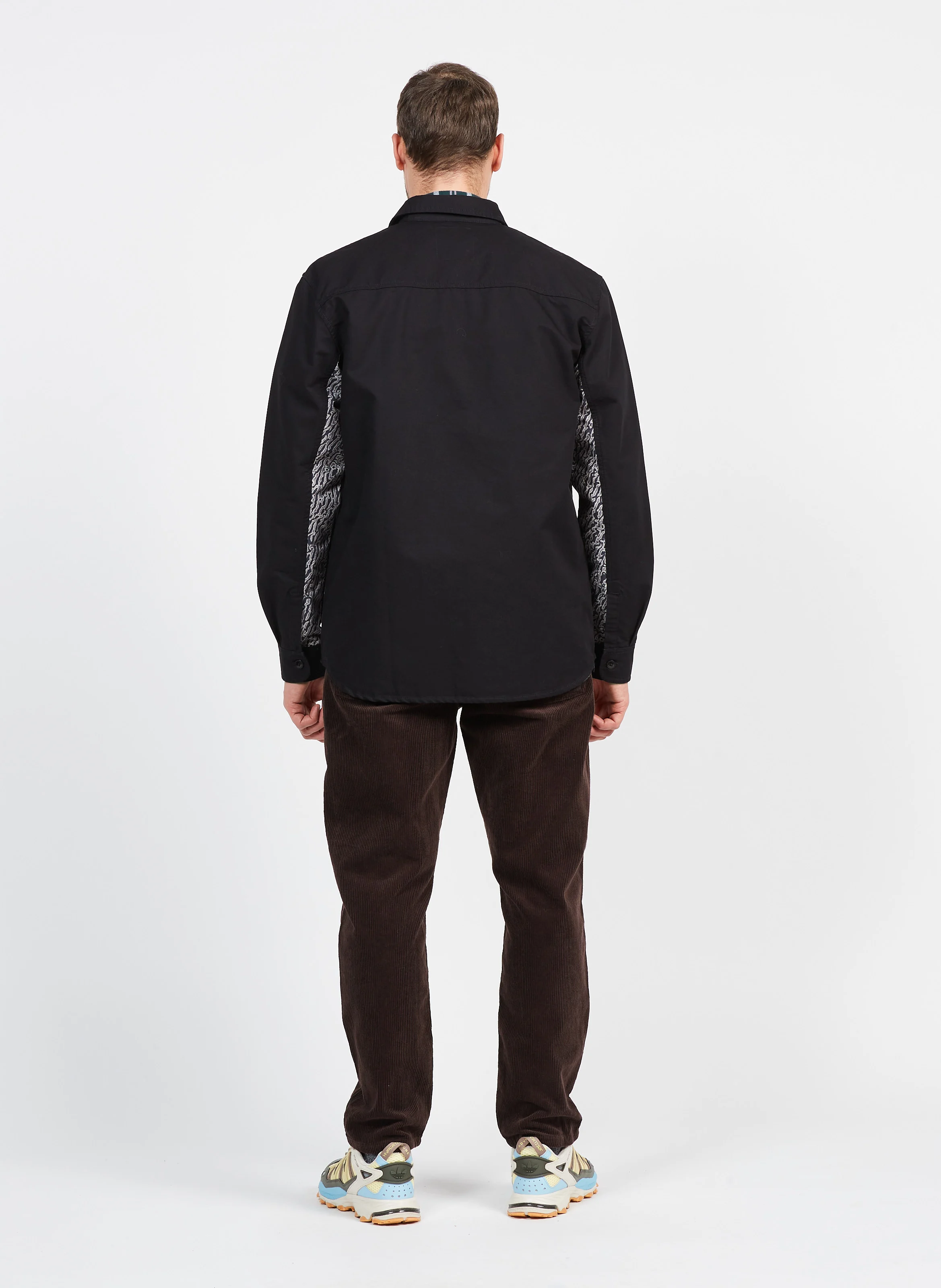 Chemise col classique regular-fit à carreaux en coton | Vert