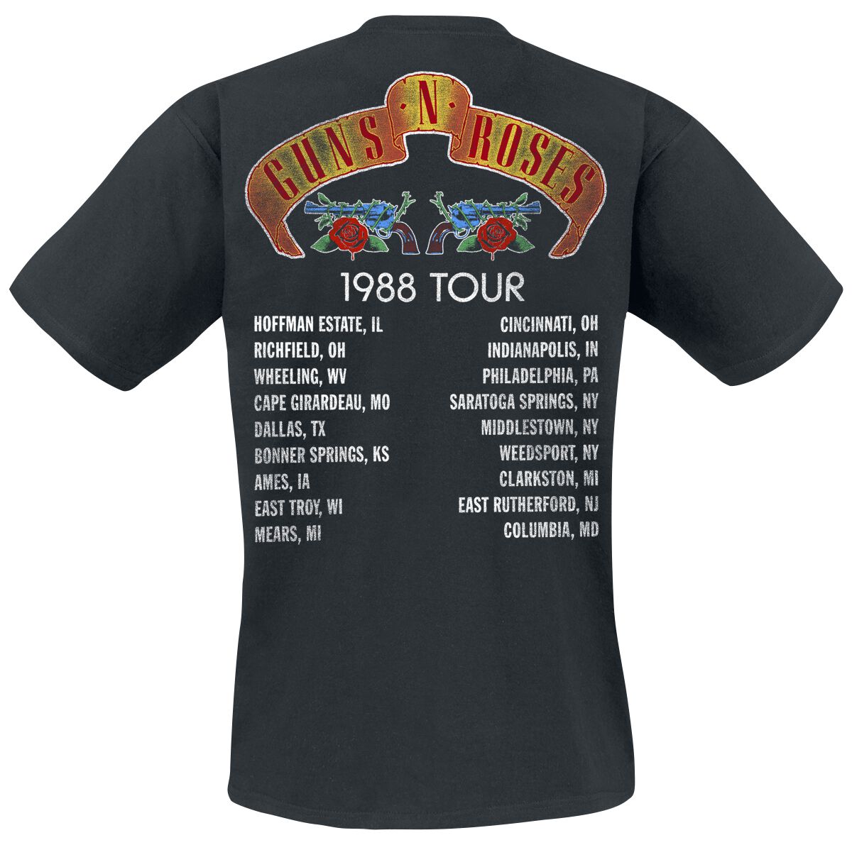 Tour 1988 | Guns N' Roses T-Shirt Manches courtes