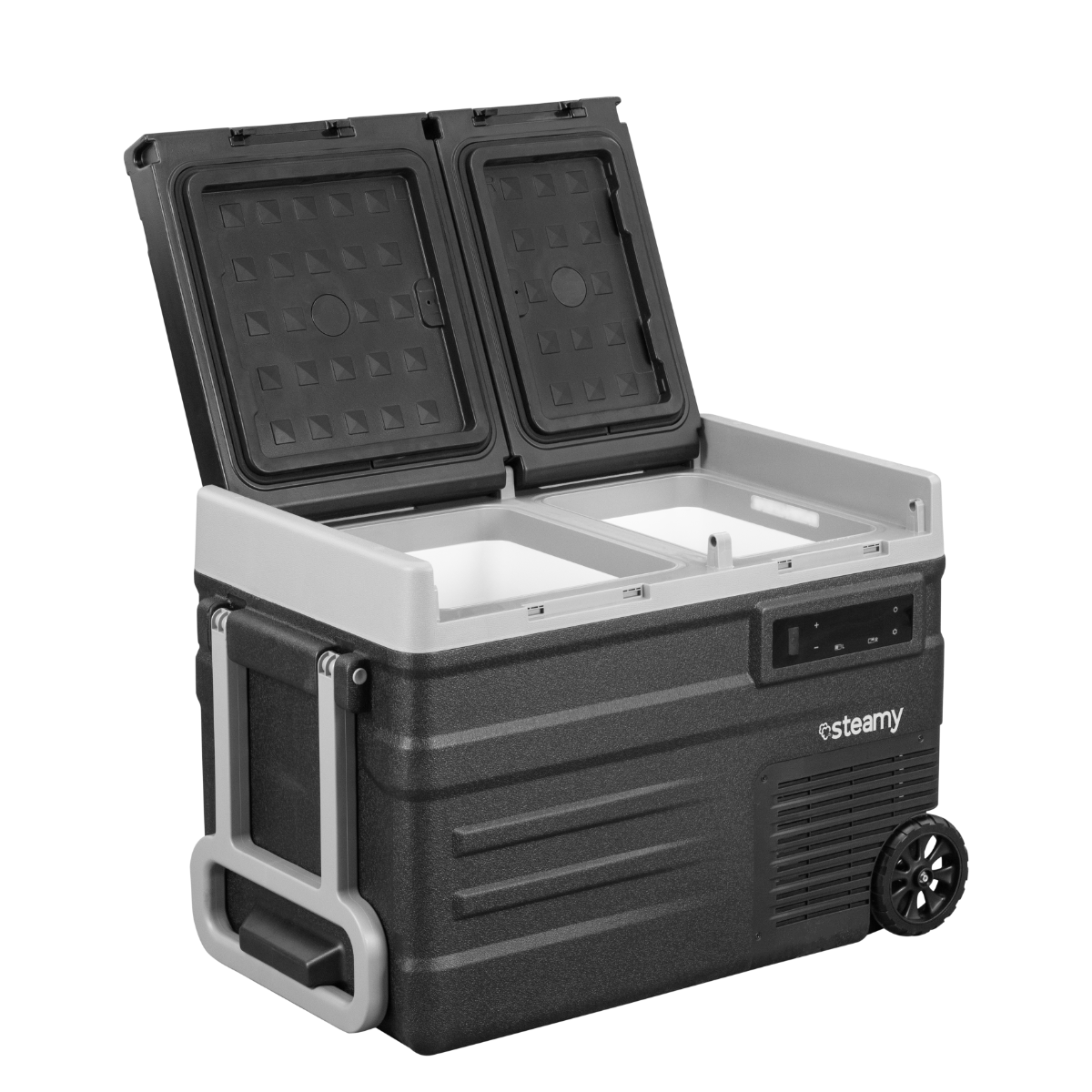 Steamy-E Dual Zone 45 elektrische koelbox op wielen
