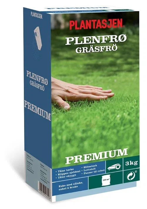 Gressfrø Premium 3 kg