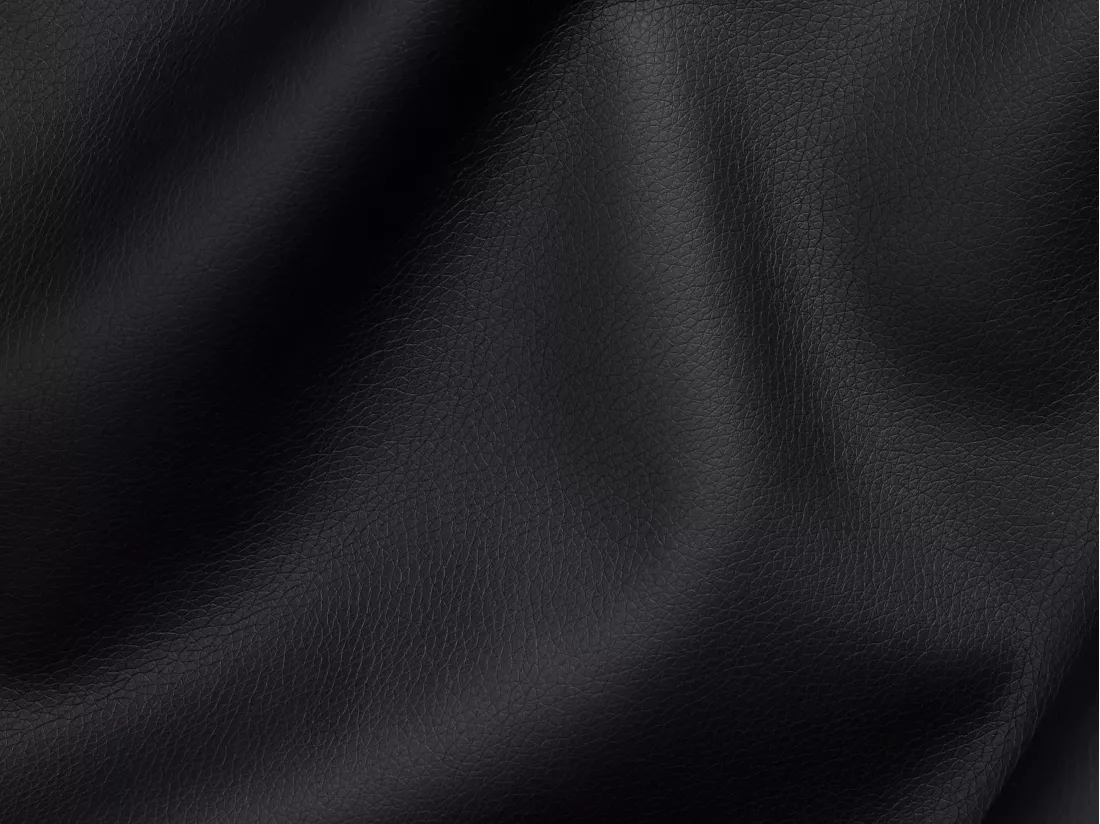 Canapé 3 places convertible express cuir de buffle noir - Couchage 140 cm - Matelas 22 cm - CALITO