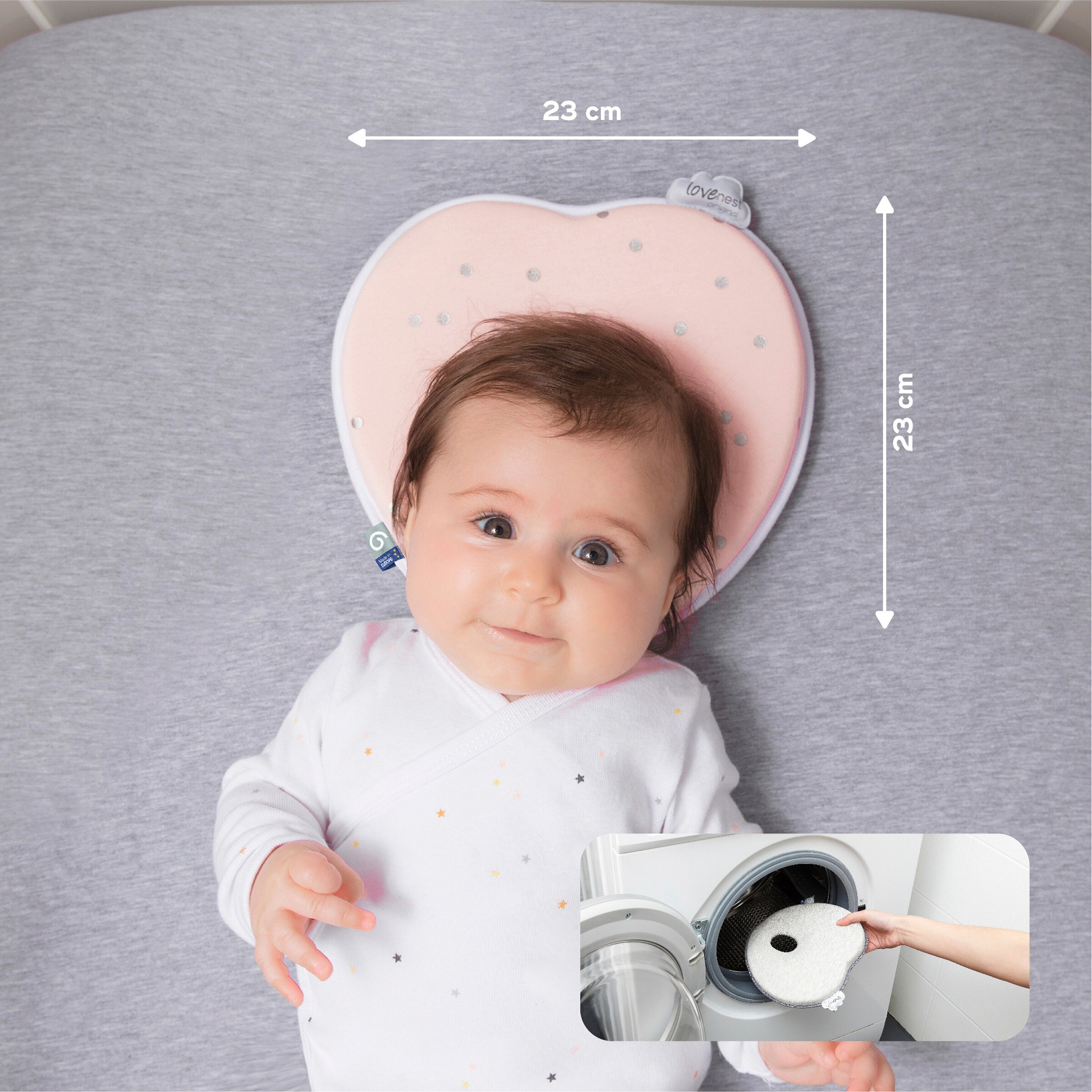 Babymoov Kopfkissen Lovenest Original Pinky