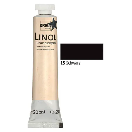 KREUL Linoldruckfarbe Schwarz 20 ml Tube