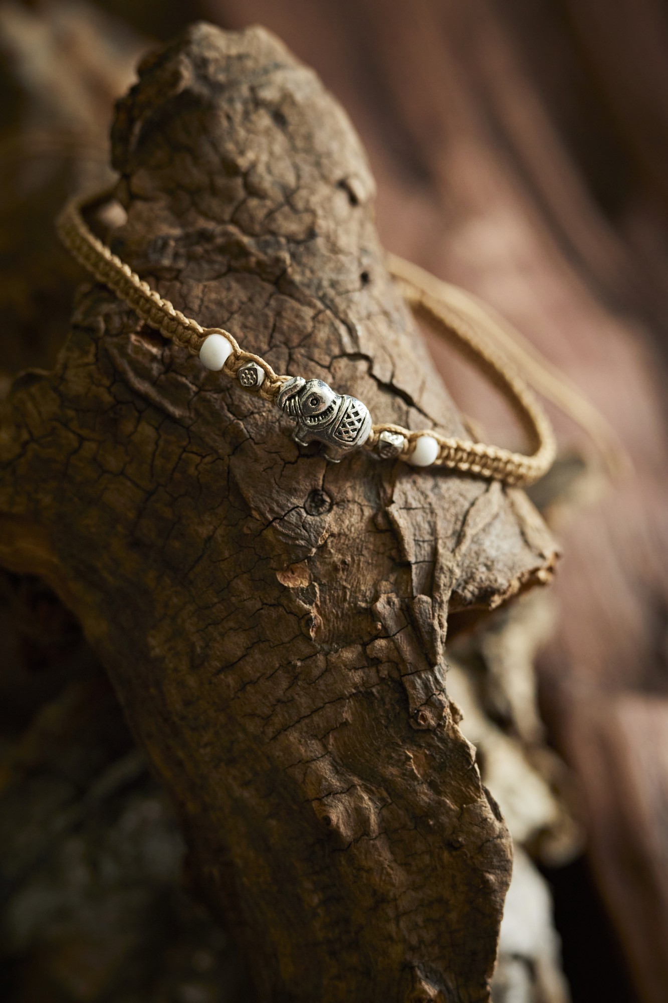 Armband 'Elefant', creme günstig bestellen
