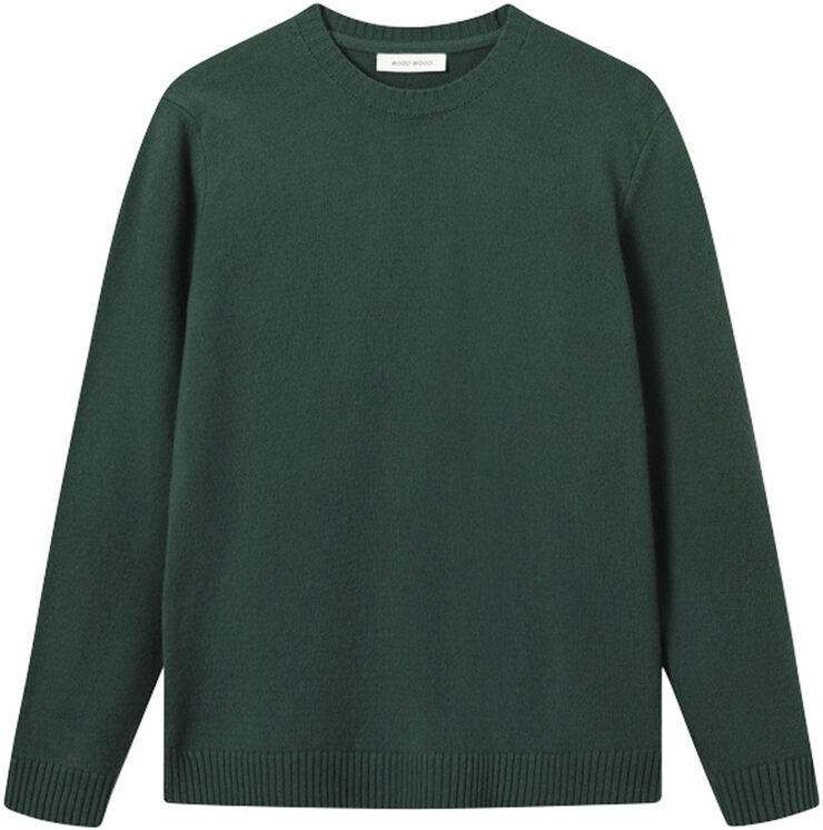 Wood Wood Beckett lambswool jumper Midori green