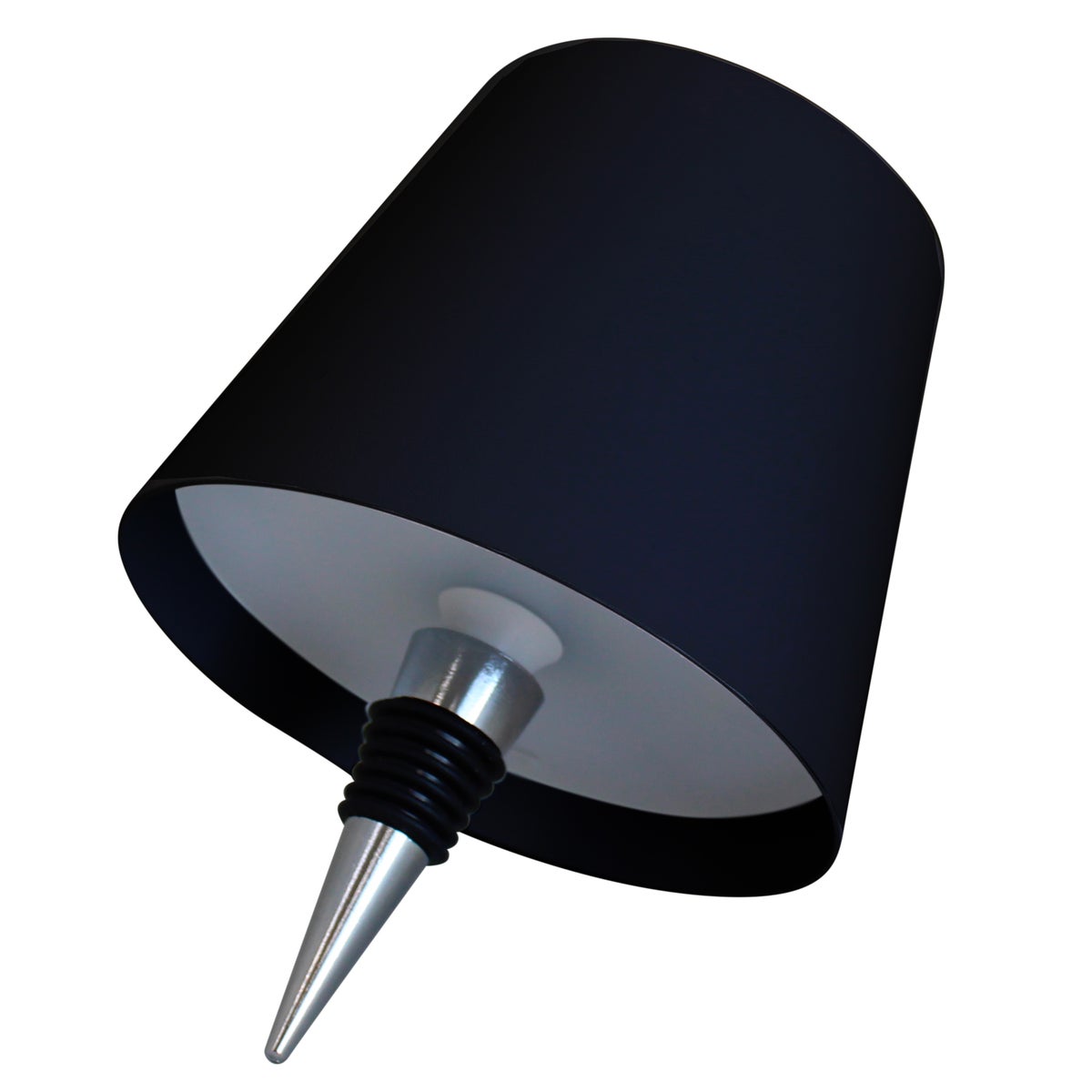 LED 2-in-1 lamp: tafellamp en flessenlamp in één, zwart, draadloos, dimbaar, USB oplaadbaar, voor bevestiging aan flessen of als tafellamp voor thuis, restaurants, hotels, bars