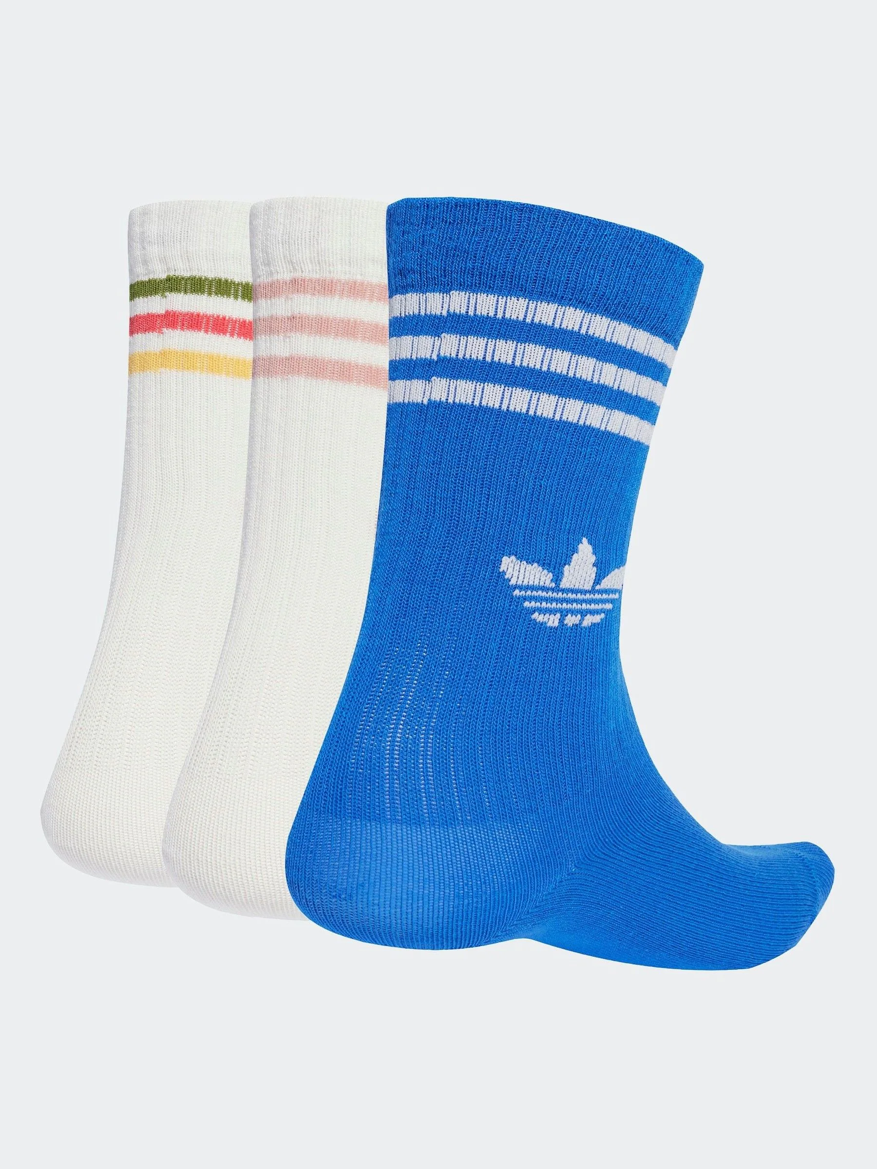 Ecruwit - adidas Originals - Set van 3 paar sokken met boordje