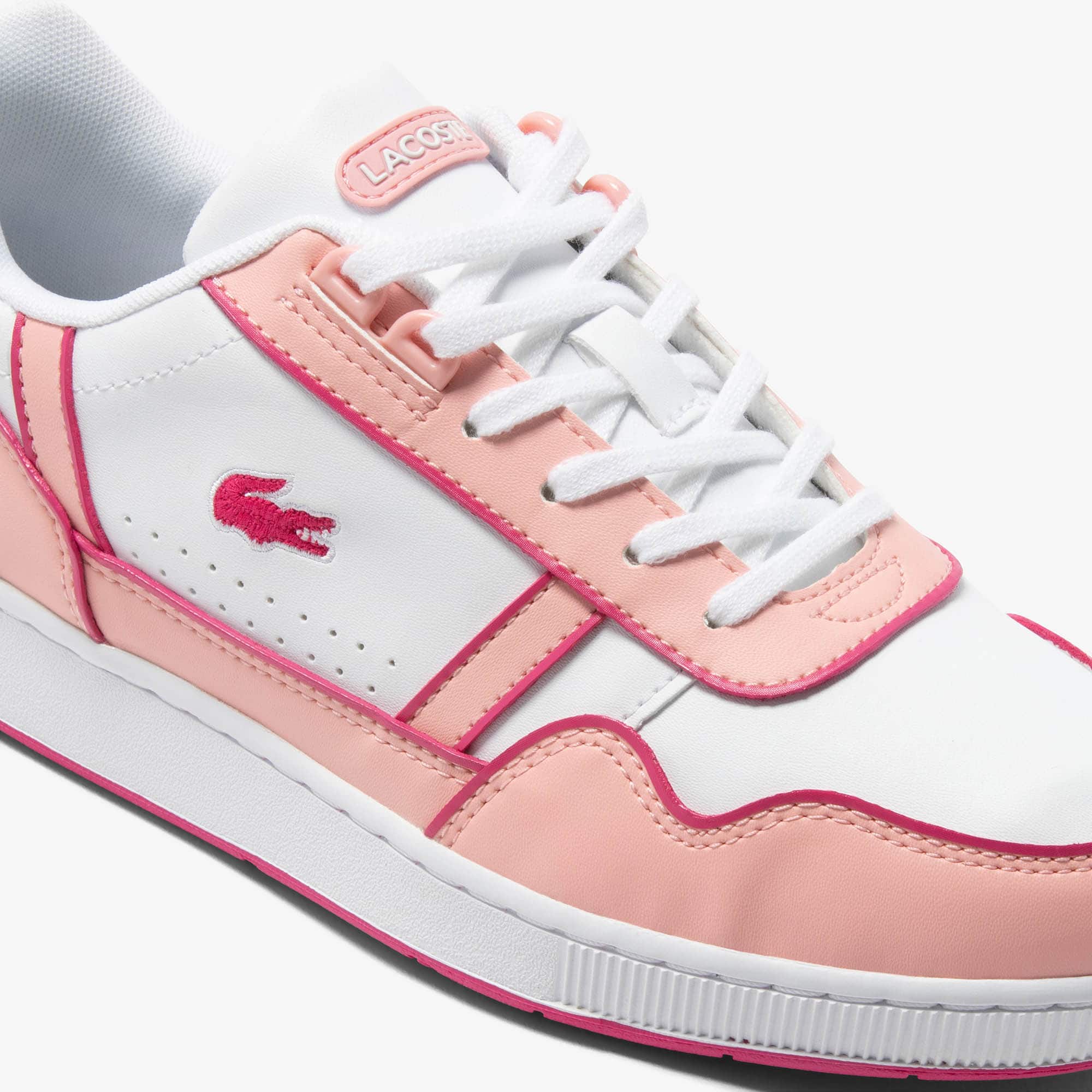 Sneakers T-Clip junior détail coloré Sneakers - Blanc - Lacoste - Enfant