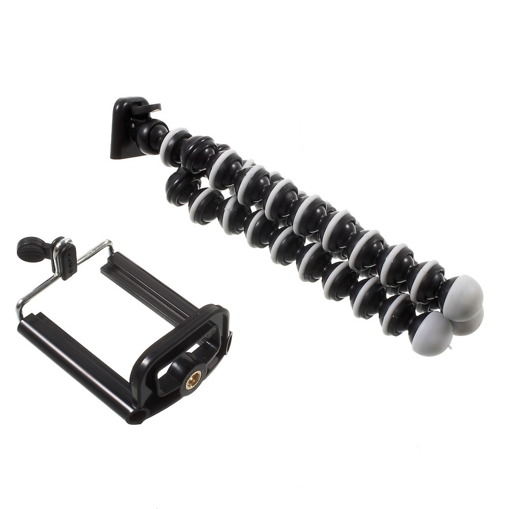 (17cm) Universal Handy Tripod Handy Stativ Halterung Ständer - Schwarz / Weiss
